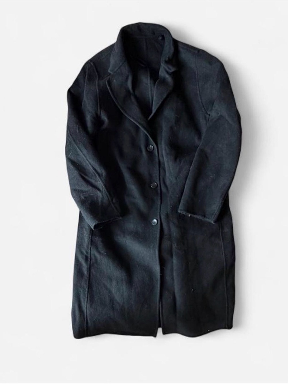 Classic Black Women's Long Coat